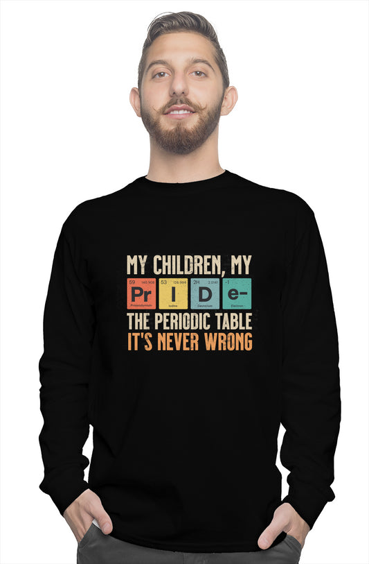 Parent Periodic Table long sleeve tee