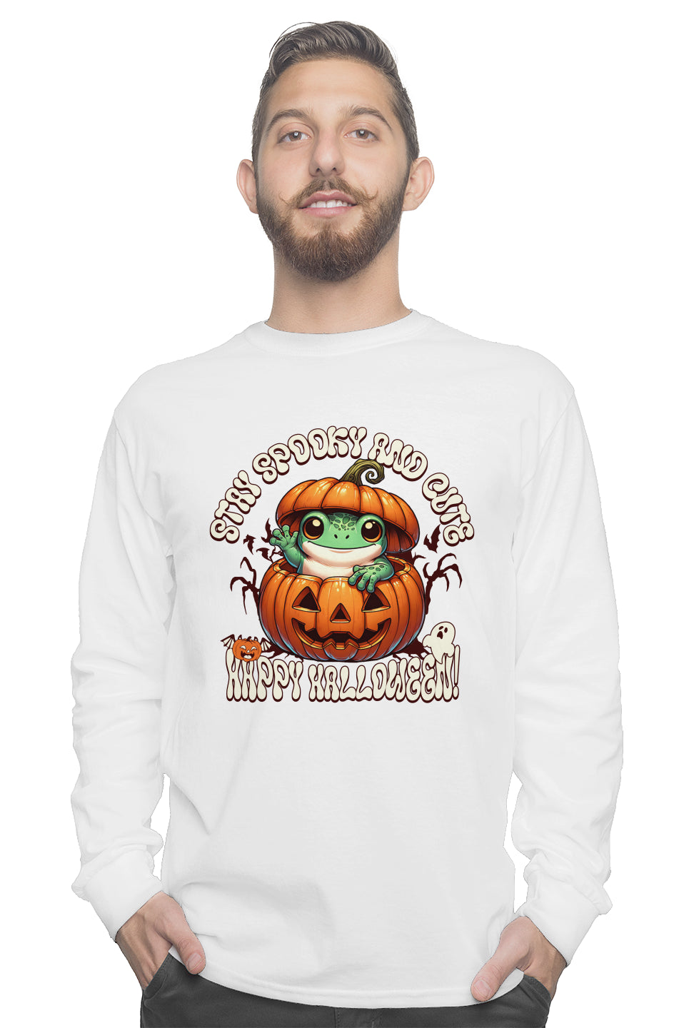 Spooky and cute long sleeve tee