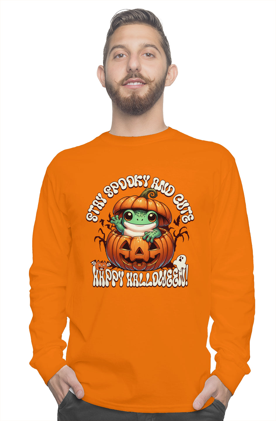 Spooky and cute long sleeve tee