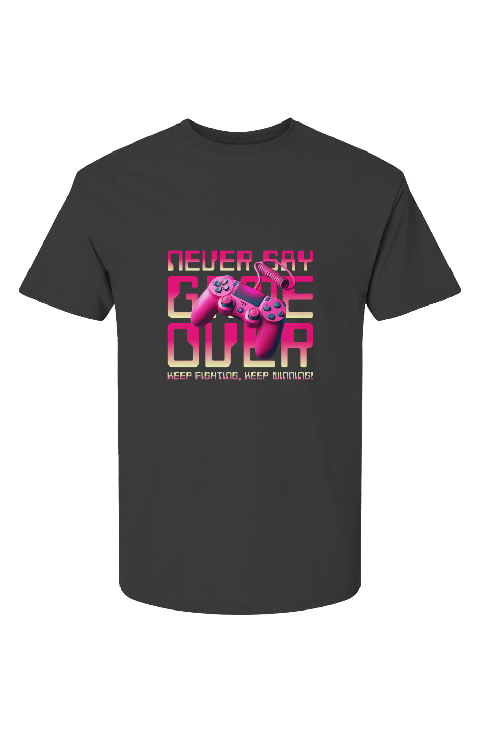  Never Say Game Over Cotton Short Sleeve T-Shirt