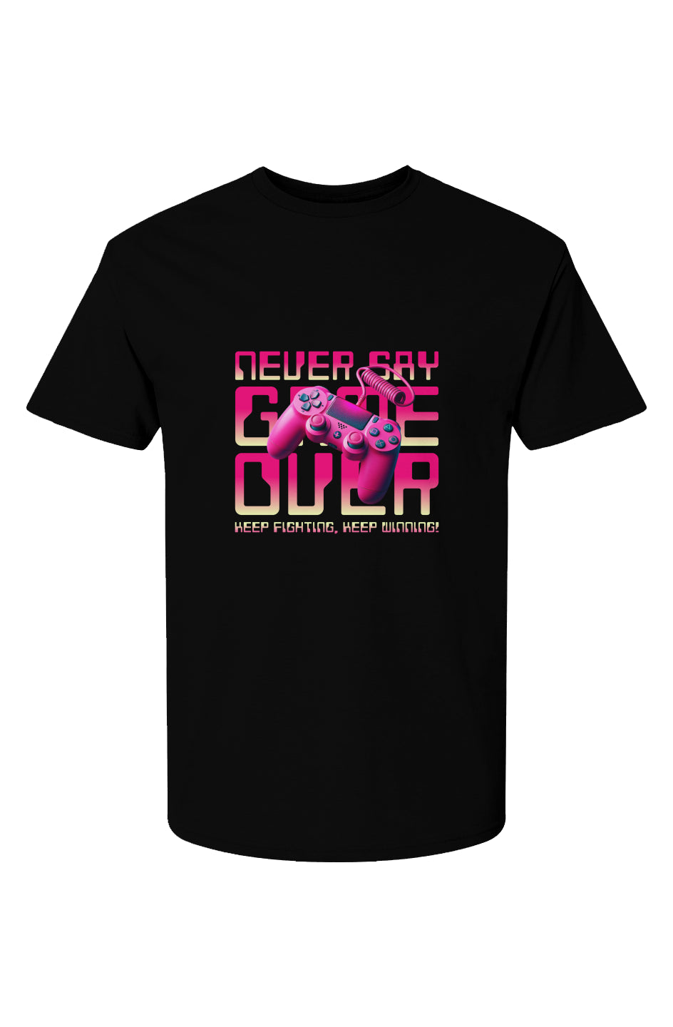  Never Say Game Over Cotton Short Sleeve T-Shirt